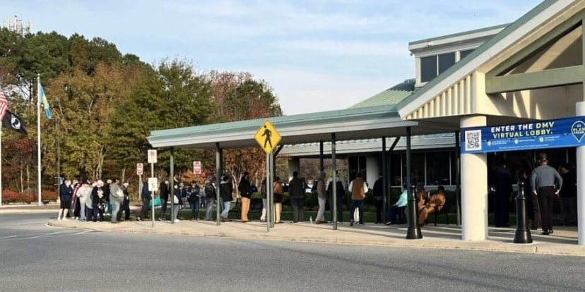 Tramitar placas temporales en Delaware