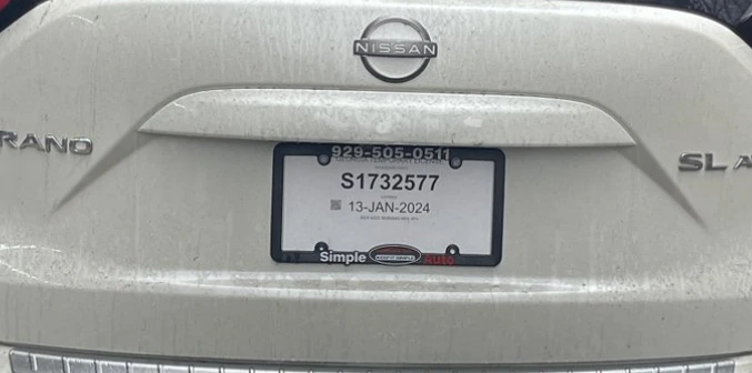 Razones comunes para usar placas temporales fuera de Georgia