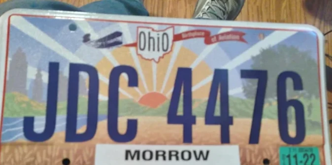 Info sobre Dónde sacar placas y etiquetas en Ohio
