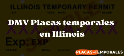 DMV Placas temporales en Illinois - Solicitar!